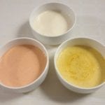 3 kommetjes met dips