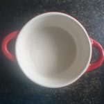 Rode ovenschaal