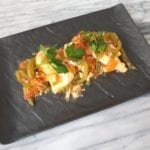 Kabeljauw in kappertjes-tomatensaus