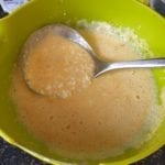 Kom met keto pannenkoekenbeslag