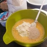 Eierbeslag met cottage cheese en psylliumvezels