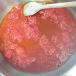tomaten in pan