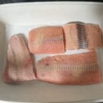Ovenschaal met stukken zal