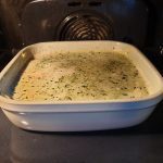 frittata in de voorverwarmde oven bakken