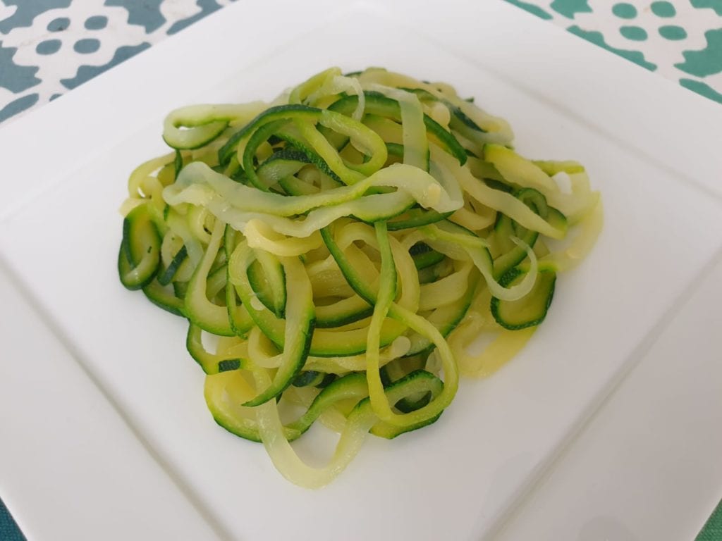Keto courgette spaghetti 1