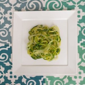 Keto courgette spaghetti 2