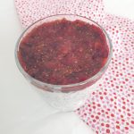 Chia pudding met kersenjam