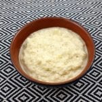 Kom met koolrabi puree