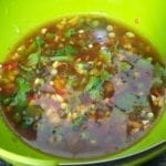 Groene kom met Thaise dressing