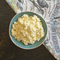 Zelfgemaakte ricotta