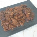 Beef Bourguignon Beef Bourguignon op zwart bord