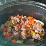 Beef Bourguignon in de slowcooker