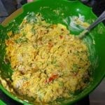 Groene kom met kedgeree