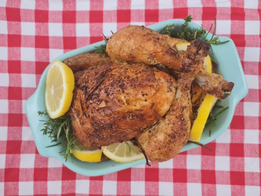 Ovenschaal gebraden kip met citroen