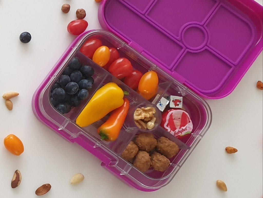 Roze lunchdoos school