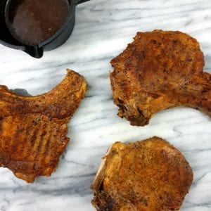 Ribkarbonades met jus