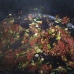 specerijen in heet kokosvet