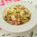 Diep bord met Cobb salade