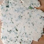Uitgerold naan deeg