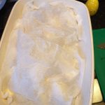 vochtig bakpapier zodat de venkel kan stomen