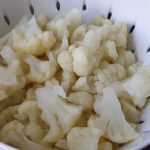 Bloemkool goed laten uitlekken