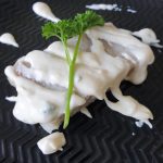 Koolvis filet met peterseliesaus