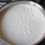 melk in blokjes snijden