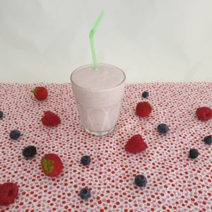 keto bosvruchten milkshake