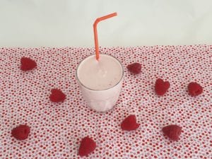 keto frambozen milkshake