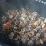 Braadpan met hertenstoofpot