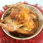 Gevulde kalkoen voor Kerst
