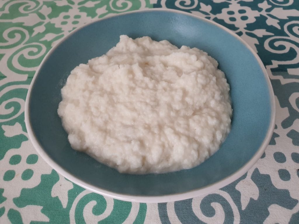 Kom met meiknol puree