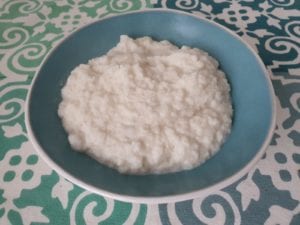 Kom met meiknol puree