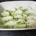 Ovenschaal met venkel en klontjes boter
