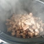 Gebruind vlees in de slowcooker