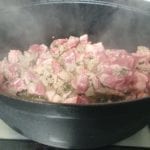 Braadpan met vlees