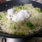 Wok met muntrijst en kokosmelk