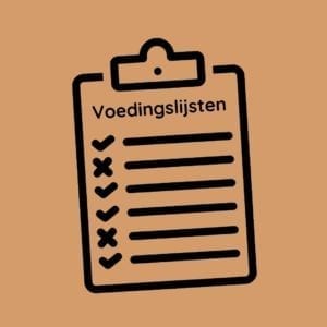goud voedingslijsten