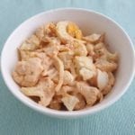 Schaaltje met keto Cajun aardappelsalade