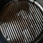 Grillpan met olijfolie