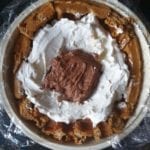 Wafels gevuld met vanille en chocolade vulling