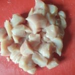 Snijplank met kipfilet