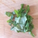 Fijngeknipte basilicum