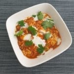 Paneer Butter Masala Schaal met Paneer Butter Masala