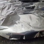 Ovenschaal met aluminiumfolie