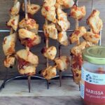Harissa kip op spiesjes Kipspiesjes met Harissa 1