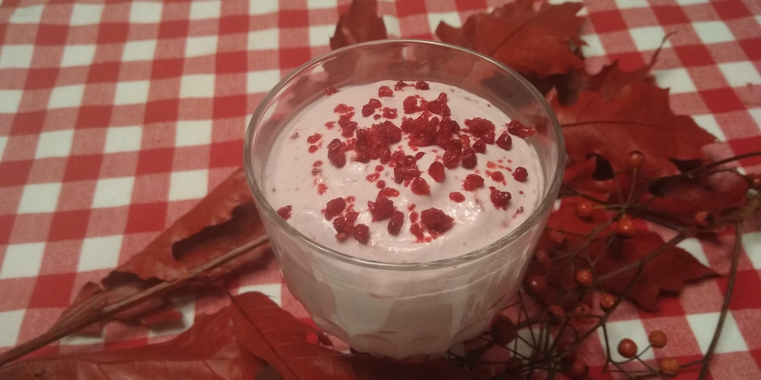 Keto frambozenmousse Keto frambozen mousse