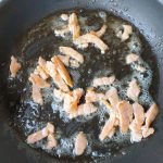 Zalm op matig vuur garen