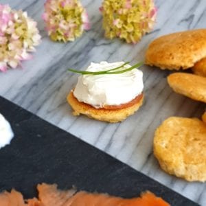 keto blini's met zalm