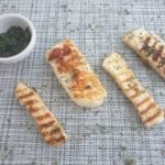 Gegrilde halloumi met kruiden